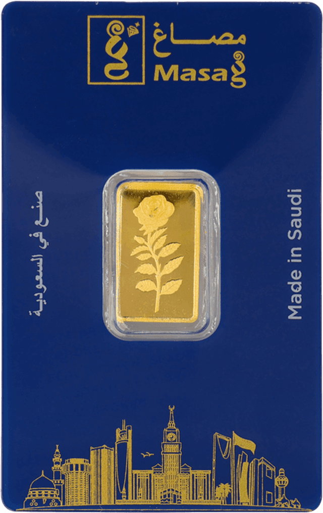 Masag 2.5g Gold Bar – 24K | 999.9 Purity