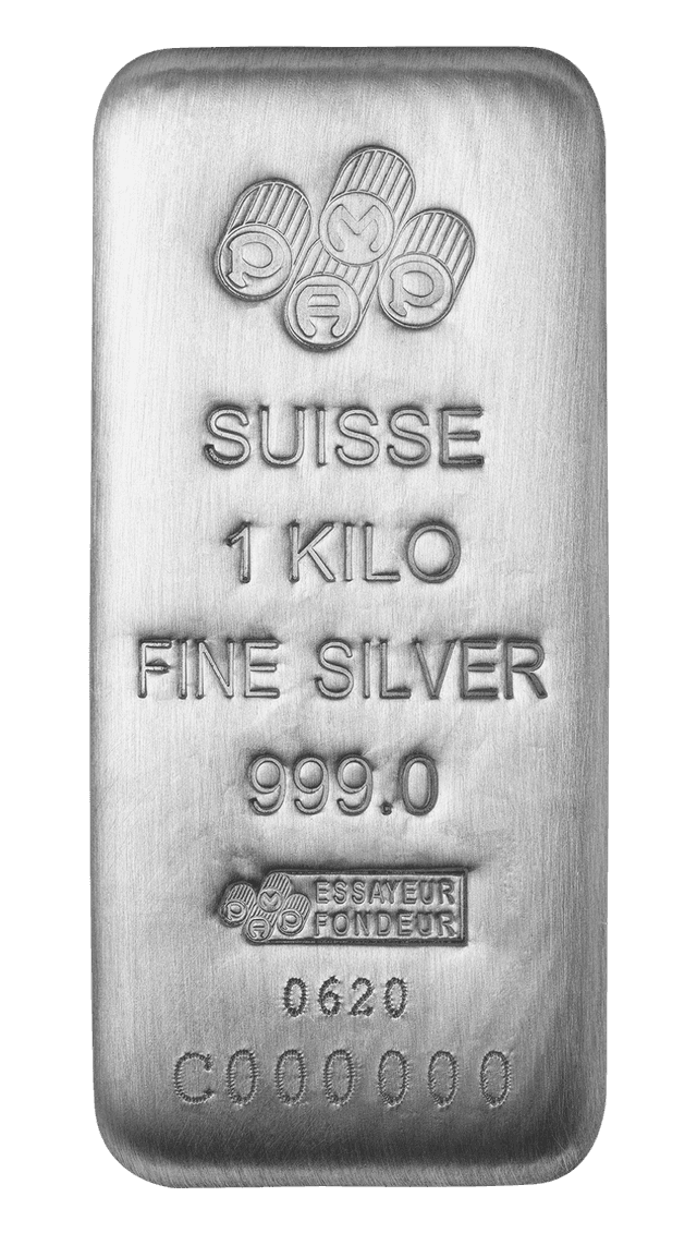 1 Kilogram PAMP Silver Bar